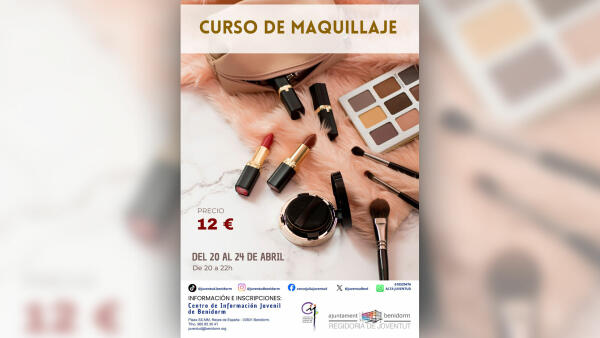 Juventud organiza un curso de maquillaje que se desarrollar&aacute; del 20 al 24 de abril 