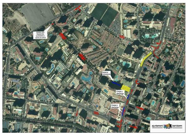 La obra de Ametlla del Mar supondrá cambios puntuales de tráfico en las avenidas Juan Fuster Zaragoza y Zamora 