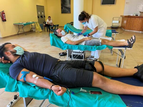 22 solidari@s donaron sangre ayer en la 14ª captación del año