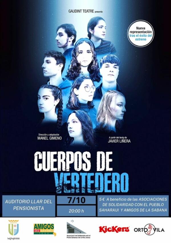 Educación, Juventud e Igualdad acercan la propuesta teatral ‘Cuerpos de vertedero’ a la juventud de la Vila Joiosa