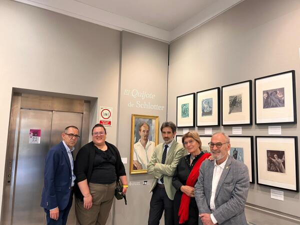 Altea presente en la exposición “El Quijote de Schlotter” en la Casa Museo Blasco Ibáñez de Valencia