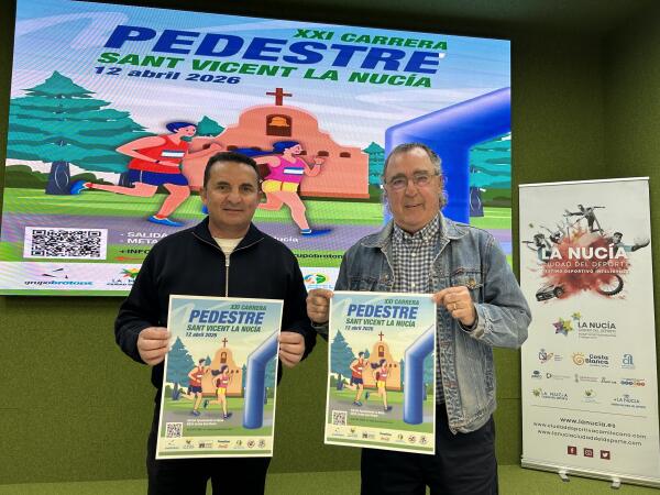 La XXI Carrera Pedestre de Sant Vicent ser&aacute; el domingo 12 de abril