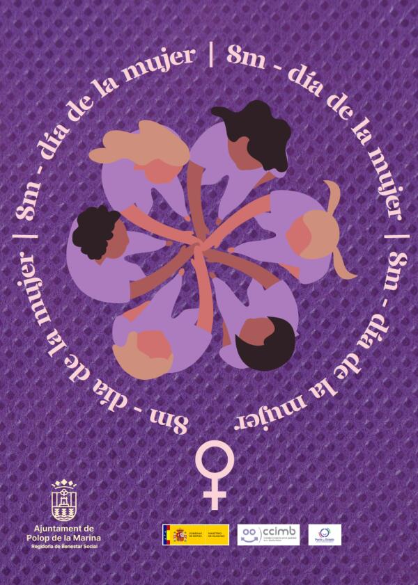 Polop de la Marina conmemora el 8-M con una programaci&oacute;n gratuita para reconocer y seguir avanzando en igualdad 