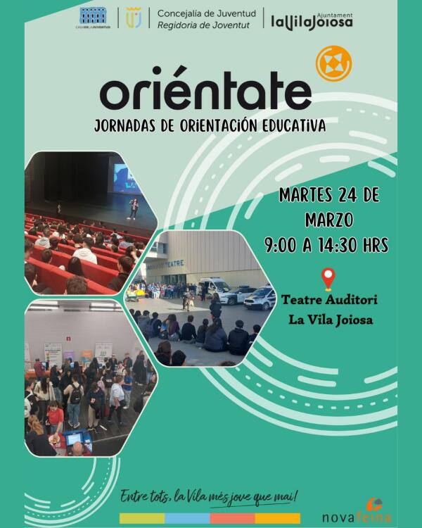 Villajoyosa organiza las XIV Jornadas &ldquo;Ori&eacute;nta&rsquo;t La Vila 2026&rdquo; para orientar a los j&oacute;venes en su futuro acad&eacute;mico 