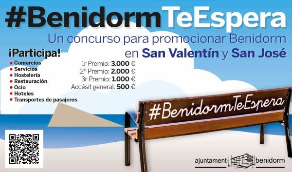 Mañana se abre la inscripción para el concurso #BenidormTeEspera, con accéstis de 500 euros para los establecimientos participantes 