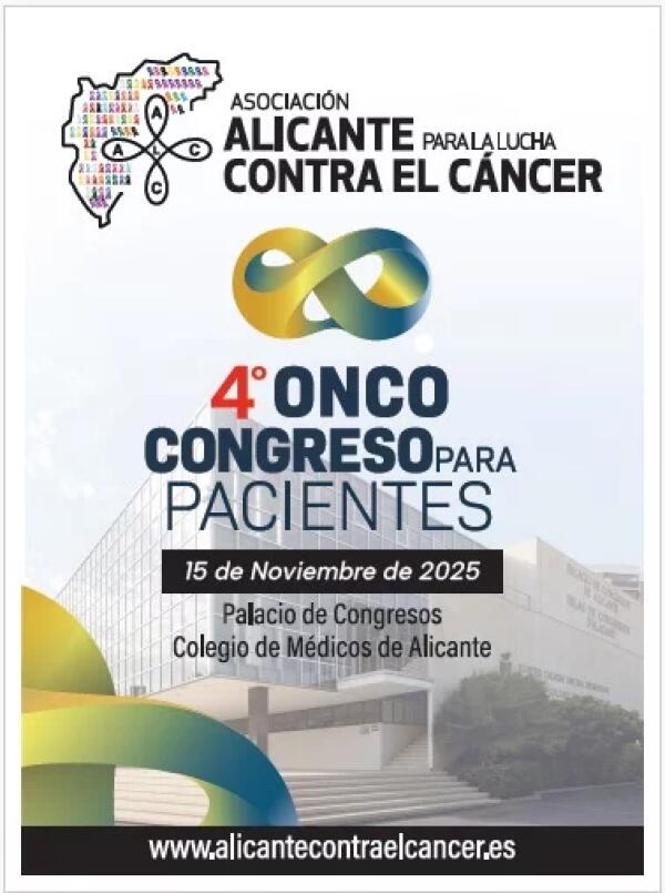 Inscripción en el IV Oncocongreso de la Asociación Alicante para la Lucha Contra el Cáncer