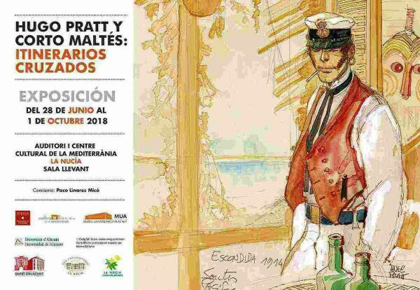 La Nuc&iacute;a &middot;&ldquo;Hugo Pratt y Corto Malt&eacute;s&rdquo; contin&uacute;an en l&rsquo;Auditori la Mediterr&agrave;nia