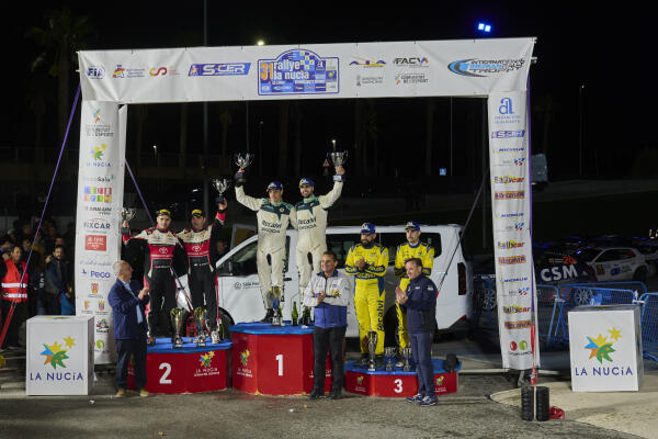 Javier Pardo gana el 31º Rallye de La Nucía al “penalizar” su compañero Cagiao