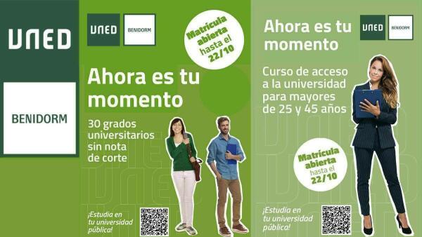 La UNED abre el plazo de matrícula en 30 grados y el curso de acceso a la universidad para mayores de 25 y 45 años  