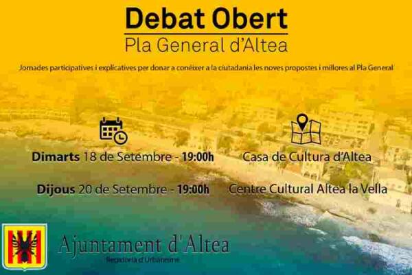Debate abierto sobre el Plan General de Altea