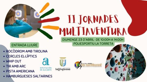 La concejalía de Deportes organiza las ‘II Jornadas Multiaventura’ de la Vila Joiosa