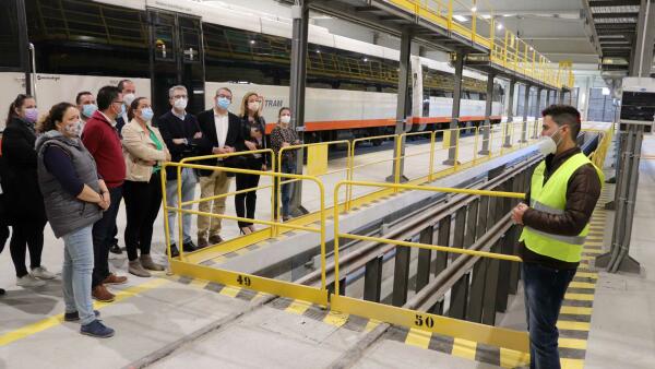 Toni Pérez y el conseller Arcadi España anuncian el inicio de obras del paso inferior del TRAM en la avenida Beniardá para después del verano 