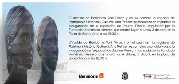 El arte monumental llega a El Castell de la mano del artista Jaume Plensa y de la Fundación Hortensia Herrero