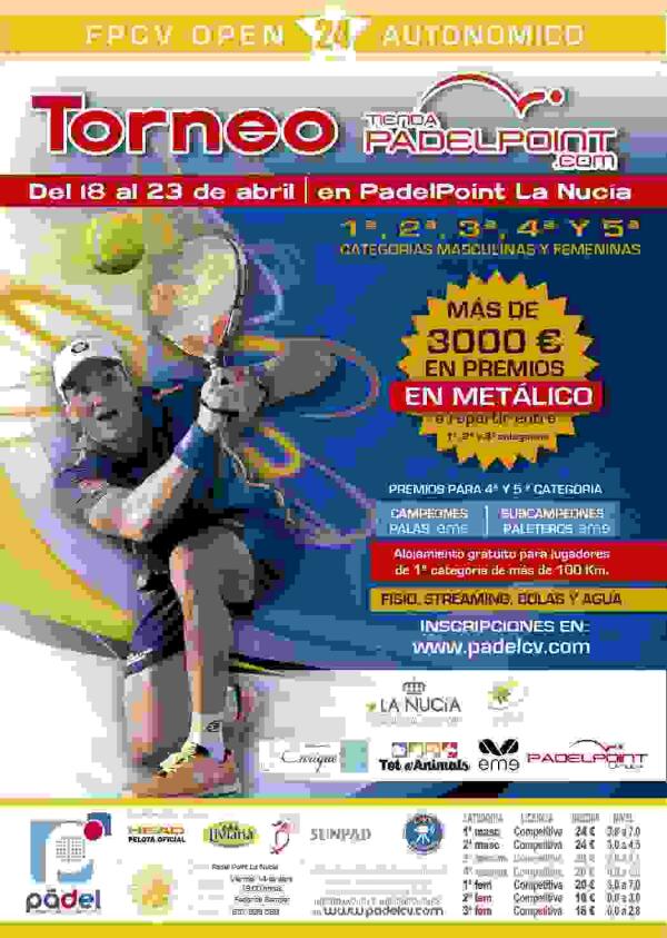 240 padelistas competir&aacute;n en el auton&oacute;mico &ldquo;24 estrellas&rdquo; de #LaNuciaCiudadDelDeporte