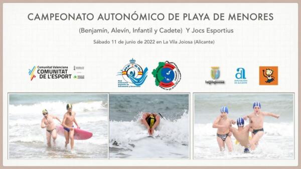 El Campeonato Autonómico de Playa de Menores se celebra en la playa Centro de la Vila Joiosa este fin de semana