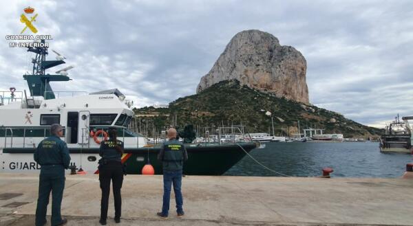 Hallan el cuerpo sin vida de un pescador desaparecido cuando faenaba en aguas de Calpe