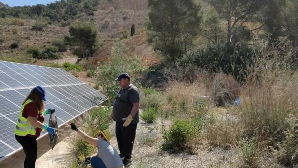 Medio Ambiente y Cruz Roja realizan una limpieza de especies invasoras en el Parque Natural de Serra Gelada 