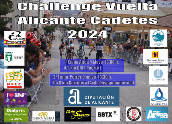 Altea albergará la contrarreloj individual de la Challenge Vuelta Alicante Cadetes