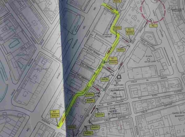 Benidorm &middot; Movilidad invierte la direcci&oacute;n de la calle Mercurio para mejorar su conexi&oacute;n con Jaime I