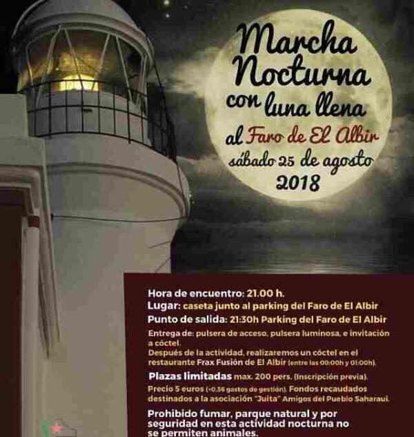 Alfaz &middot; La luna llena de agosto iluminar&aacute; un paseo por el el Camino del Faro de l&rsquo;Albir muy especial y solidario