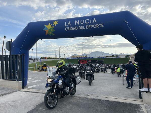 La segunda edición de “Ronda La Nucía” reunió a 240 motos