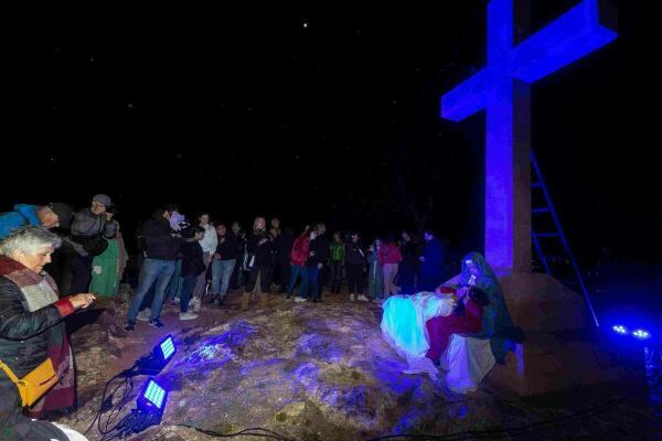 La Nucía // La escenificación de “La Passió” pudo con la lluvia 