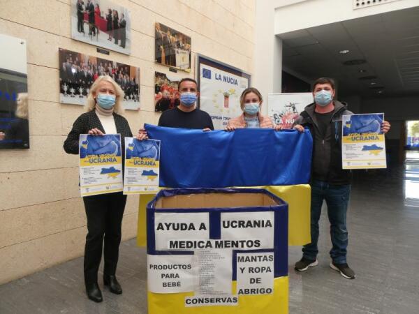 “Campaña de Recogida de Ayuda Urgente para Ucrania” de La Nucía 