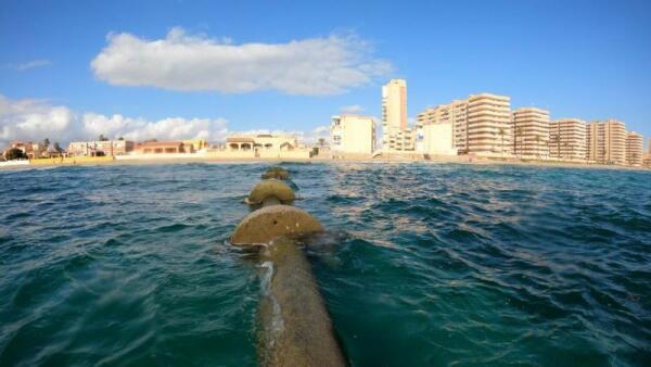 ANSE denuncia el vertido al Mar Mediterráneo de aguas residuales de La Manga sin depurar