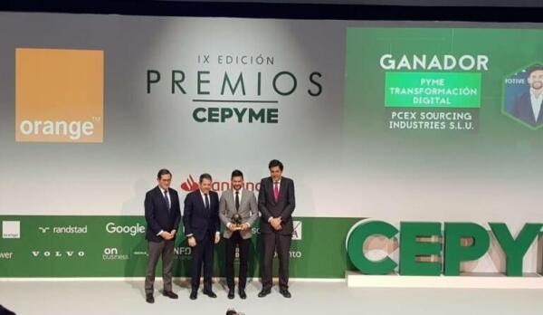 PCEX Automotive, ganadora de los Premios CEPYME 2022  