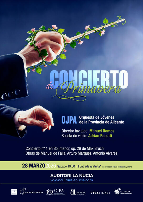 L&rsquo;Auditori acoge este s&aacute;bado el &ldquo;Concierto de Primavera&rdquo; de la OJPA 