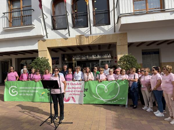 La Nucía visibiliza el “Día Mundial de la Lucha Contra el Cáncer de Mama”
