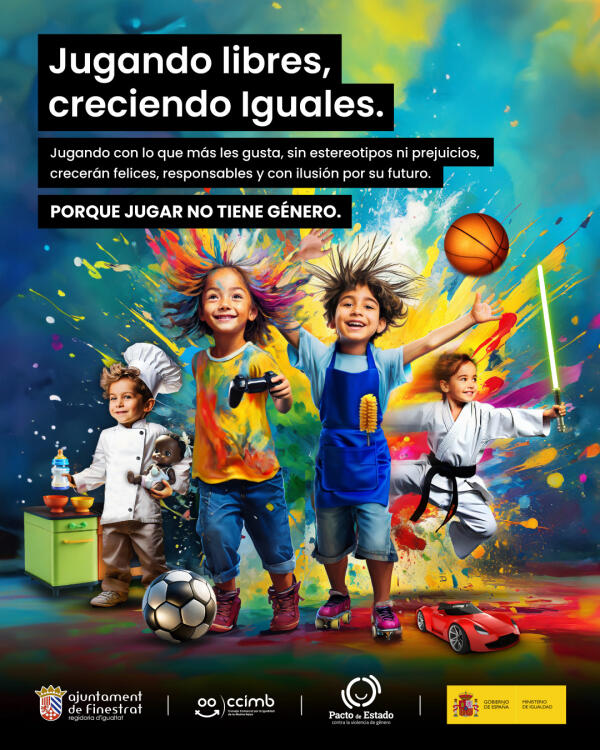 “JUGANDO LIBRES, CRECIENDO IGUALES”