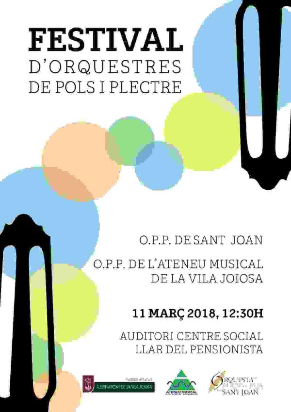 El &lsquo;Festival d&rsquo;Orquestres de Pols i Plectre&rsquo; se celebra el domingo en la Vila