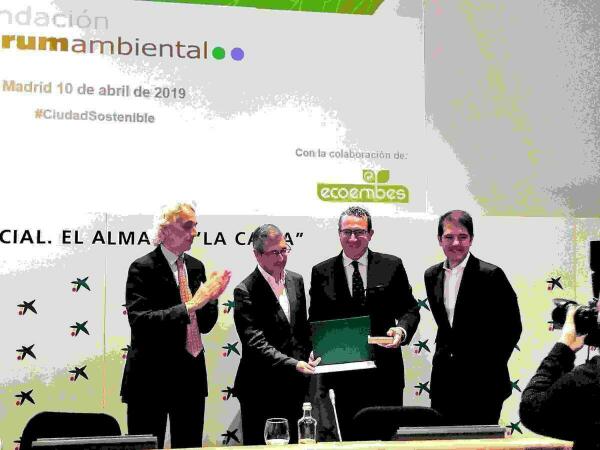 Benidorm obtiene el premio “Ciudad Sostenible” en la categoría de ciclo hídrico por Dinapsis, el centro de innovación de Hidraqua 