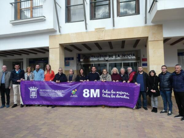 La Nucía se une por el “Día Internacional de la Mujer” 