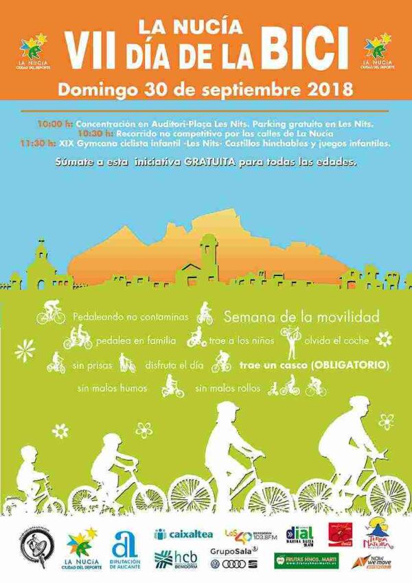 La Nuc&iacute;a &middot; &ldquo;VII D&iacute;a de la Bici, D&iacute;a sin Coches&rdquo; este domingo