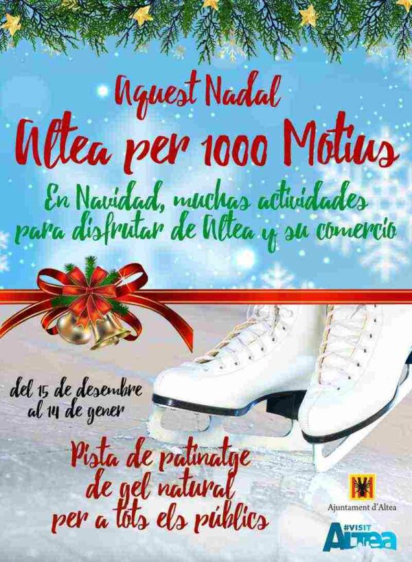 Una Pista de Hielo lucir&aacute; en las navidades alteanas