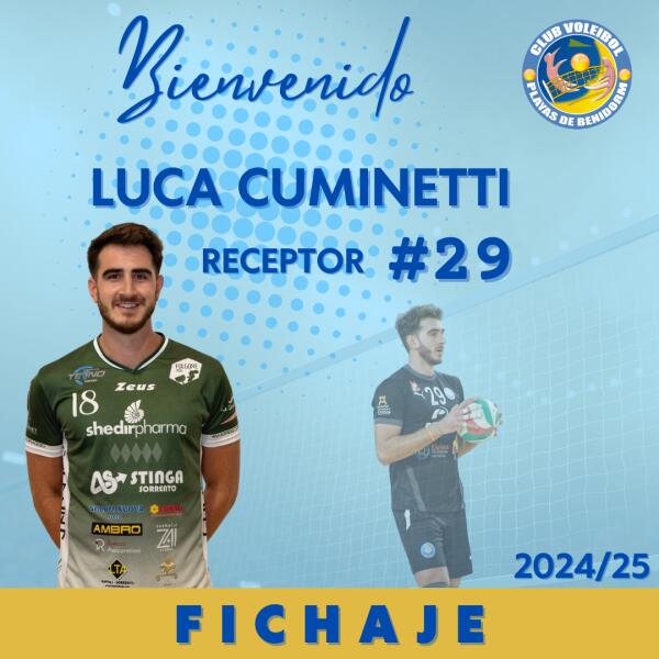 El Servigroup Benidorm refuerza su plantilla con el fichaje de Luca Cuminetti