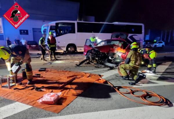 ACCDIENTE TRAFICO EN VILLAJOYOSA