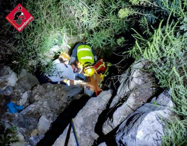 RESCATE CICLISTA EN ALTEA LA VELLA