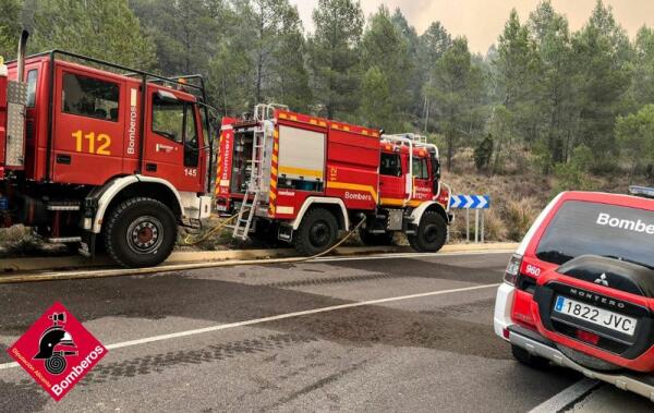 PARTE INFORMATIVO INTERVENCIÓN CONSORCIO PROVINCIAL BOMBEROS ALICANTE 