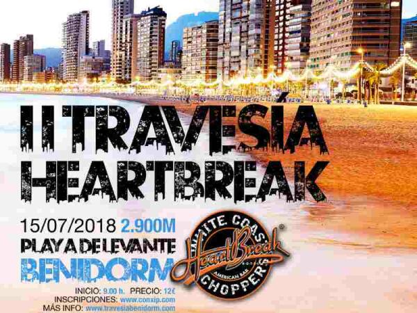 Benidorm &middot; El 15 de julio se disputar&aacute; la II Traves&iacute;a Heartbreak a nado en la playa de Levante 