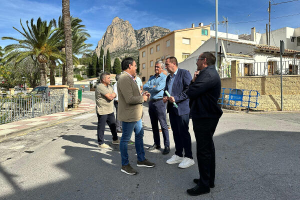 El Plan Planifica de la Diputación invierte dos millones de euros en obras de Polop y Finestrat