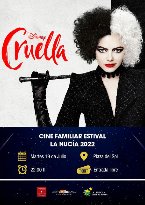 La película “Cruella” mañana en la plaza del Sol  