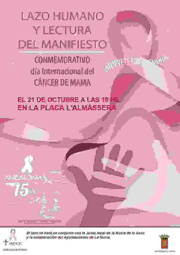 La Nuc&iacute;a &middot; Ma&ntilde;ana &ldquo;Gran Lazo Humano contra el C&aacute;ncer&rdquo;  en la pla&ccedil;a de l&rsquo;Auditori 