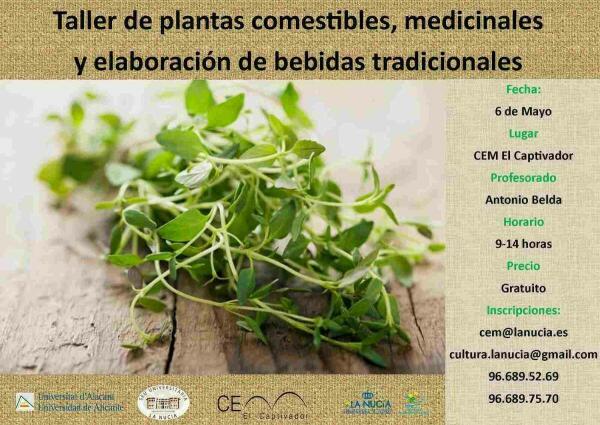 Taller gratuito de Plantas Medicinales en el CEM este s&aacute;bado 