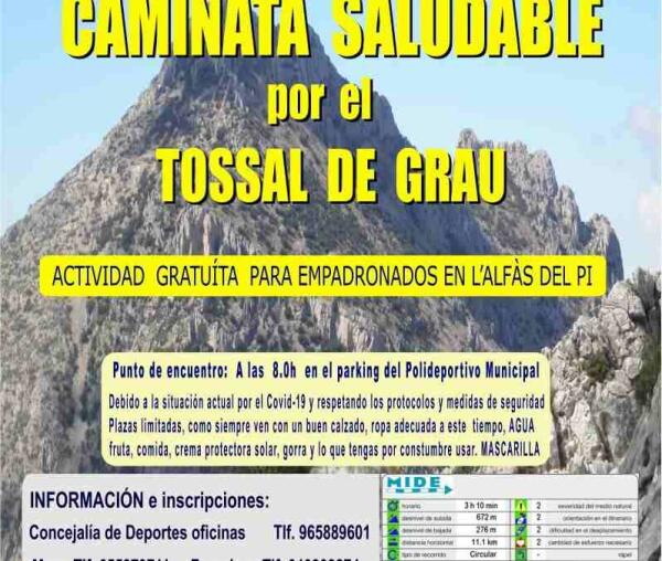 El Club Nordic Walkers de l&rsquo;Alfas retoma este s&aacute;bado las caminatas saludables 