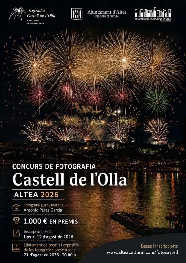 El Concurso de Fotograf&iacute;a del Castell de l&rsquo;Olla repartir&aacute; 1.000 euros en premios
