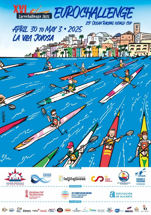 Más de 200 palistas compiten en la 16 edición de la Eurochallenge en Villajoyosa