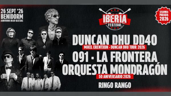 La Orquesta Mondrag&oacute;n completa el cartel de la nueva edici&oacute;n del Iberia Festival, que reunir&aacute; a Duncan Dhu, 091, La Frontera y Ringo Rango 